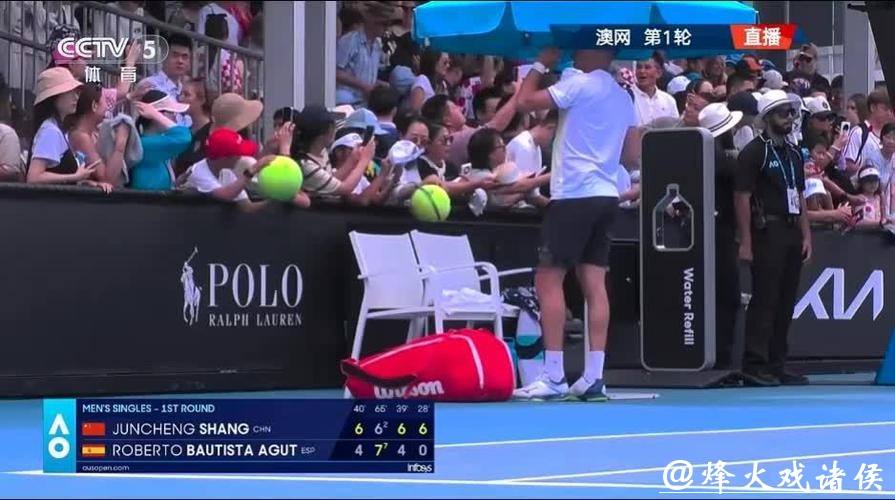 商竣程3-1力克阿古特 时隔两年再进澳网次轮 商竣程3-1力克阿古特 时隔两年再进澳网次轮